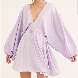Free People BNWT Arzel Lavender Dress